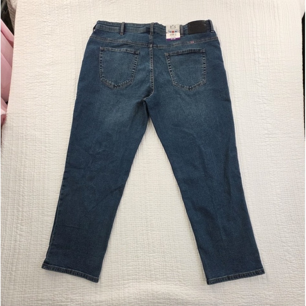 English Laundry Harrow‎ Jeans Mens 40x30 Med Wash Straight Fit Stretch NWT NEW - Picture 2 of 16